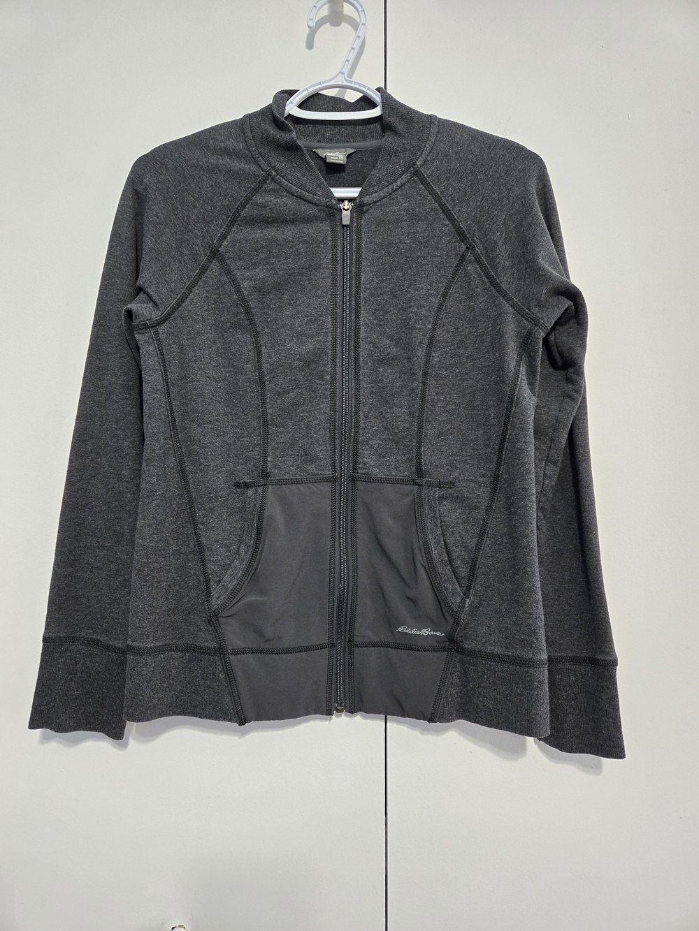 Eddie‎ Bauer Motion Women's XS Gray Zip Athletic Jacket
